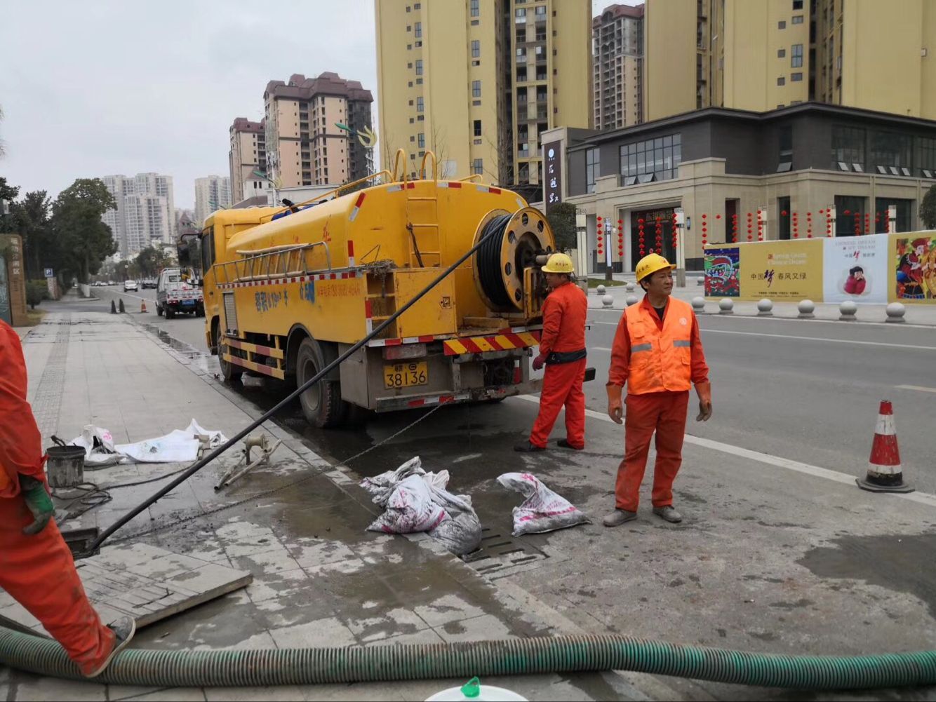 西盟排污管道清淤-管道清洗